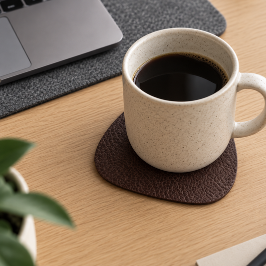 Premium Faux Leather Coasters (Pack of 4)