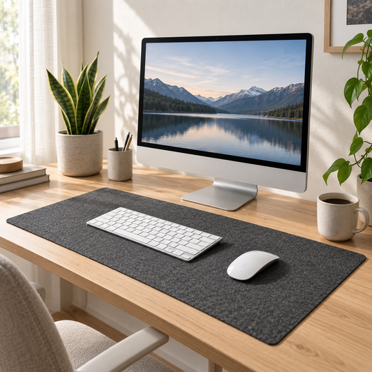 Nordic Minimalist Felt Desk Mat